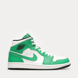 Buty NIKE Jordan 1 MID - Zielono-Białe - Lucky Green