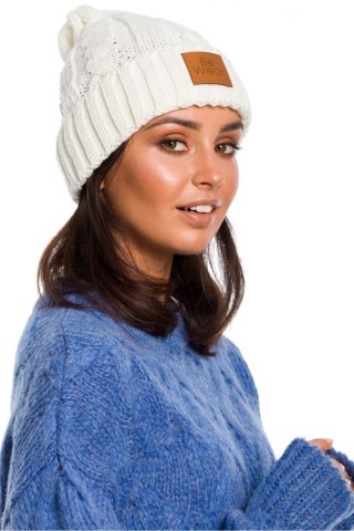 Czapka Damska Model BK043 Ecru - BE Knit