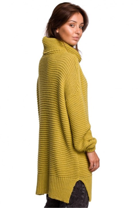 Sweter Damski Model BK047 Limonka - BE Knit