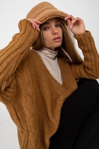 Sweter Damski Model TW-SW-BI-M903.33X Camel - Och Bella