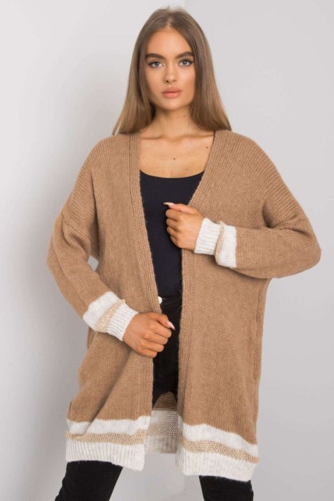 Sweter Kardigan Model TW-SW-BI-A21768.21 Camel - Och Bella