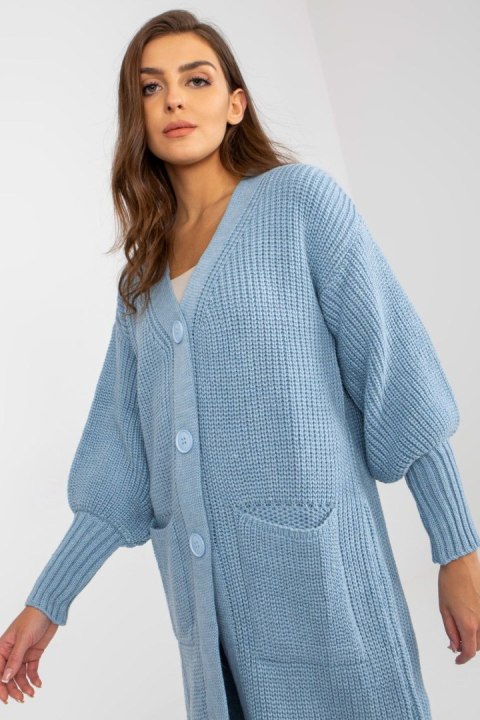 Sweter Kardigan Model TW-SW-BL-0100.38X Light Blue - Och Bella