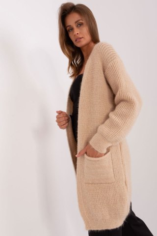 Sweter Kardigan Model DHJ-SW-1009.09P Beige - Italy Moda