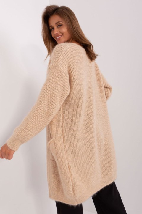 Sweter Kardigan Model DHJ-SW-1009.09P Beige - Italy Moda