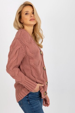 Sweter Damski Model LC-SW-A1.28X Dark Pink - Rue Paris