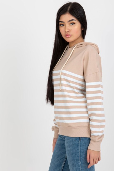 Bluza Damska Model LO-BL-DY-28.01 White/Beige - Rue Paris