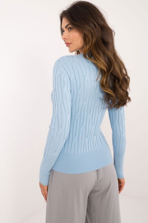 Sweter Damski Model AT-SW-2338-2.00 Light Blue - AT