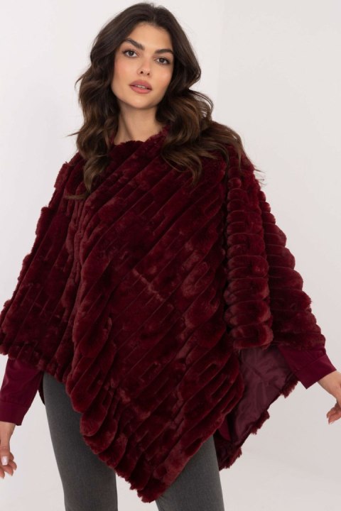 Sweter Poncho Model AT-PN-2347.68 Bordo - AT