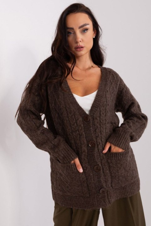 Sweter Damski Model AT-SW-2358.31 Brown - AT