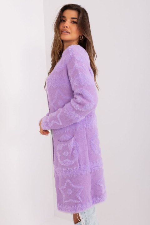 Sweter Kardigan Model AT-SW-234503.00P Light Violet - AT