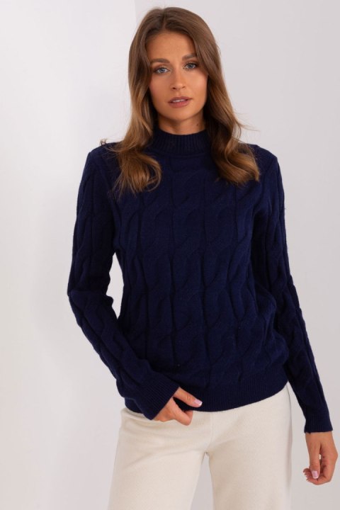 Sweter Damski Model AT-SW-2235.00P Navy - AT