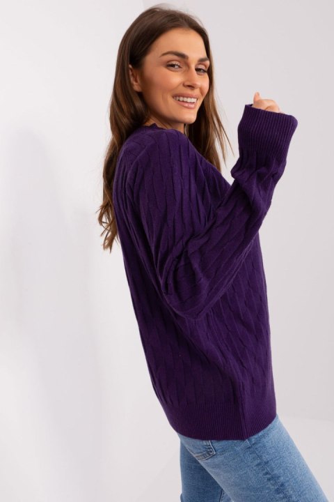 Sweter Damski Model AT-SW-2326.37X Dark Violet - AT