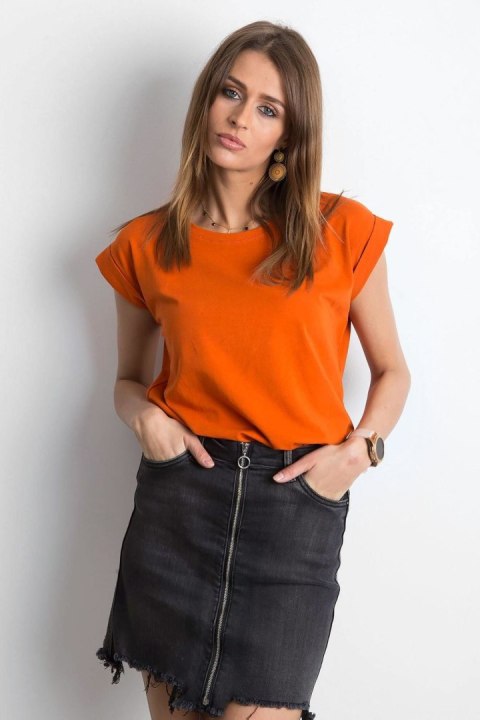 T-shirt Damski Model RV-TS-4833.93P Dark Orange - BFG T-shirt Damski Model RV-TS-4833.93P Dark Orange - BFG
