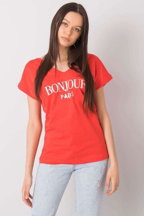 T-shirt Damski Model FA-TS-7142.37P Red - Fancy