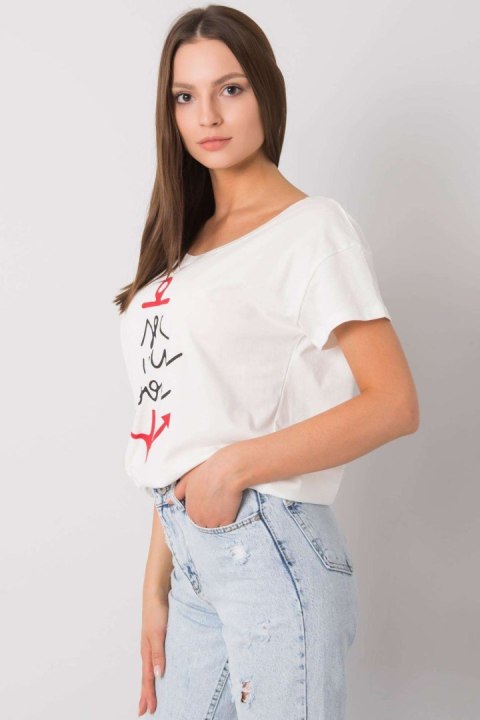 T-shirt Damski Model FA-TS-7196.74P Ecru - Fancy