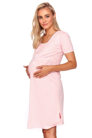 Koszulka nocna Koszula Nocna Ciążowa Model TCB.9393 Sweet Pink - Doctor Nap