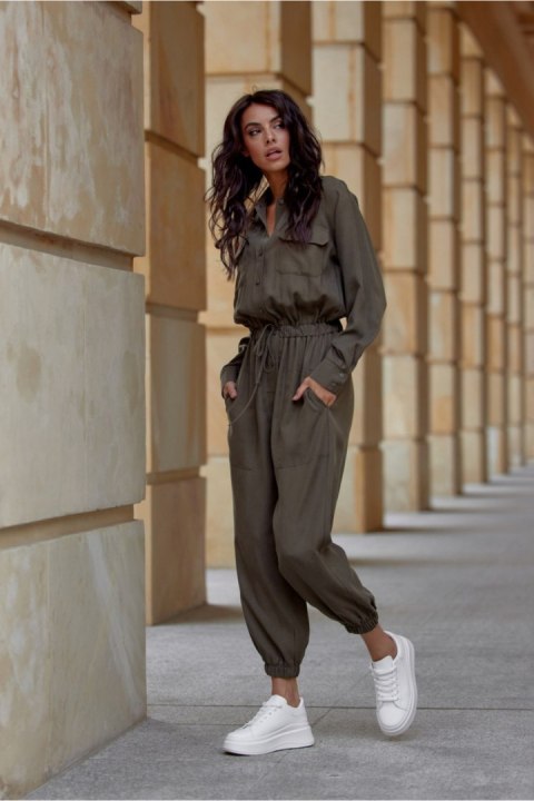 Kombinezon Model Farah KHK KMB0007 Khaki - Roco Fashion