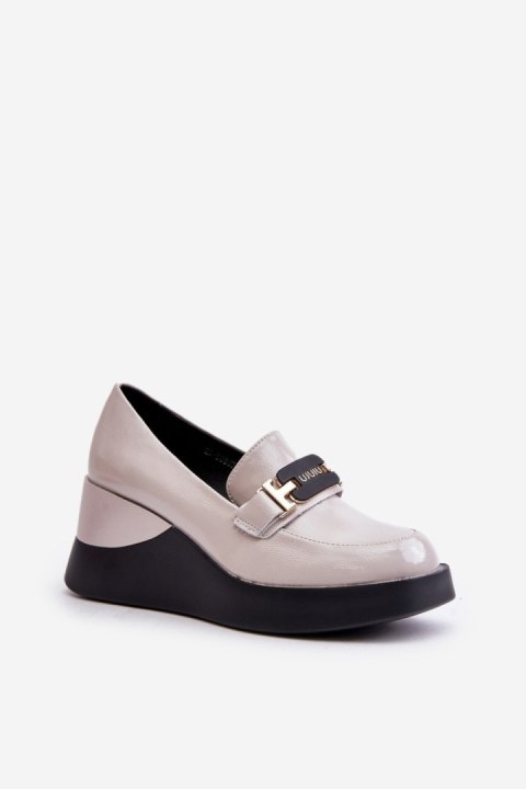 Mokasyny Model Vinceza 58337 Grey - Step in style