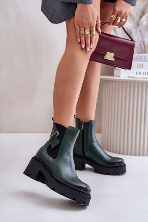 Botki Model Zazoo 60490 Dark Green - Step in style