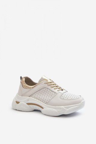 Buty Sportowe Model Dzumati 22PB32-4646 WHite/Gold - Step in style