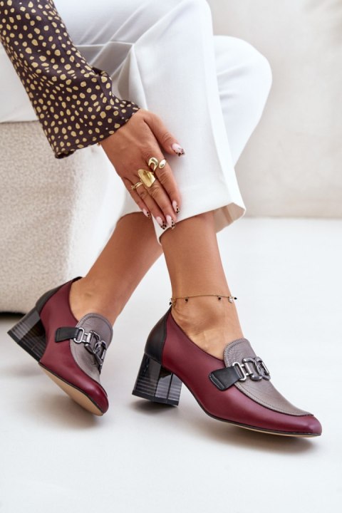 Czółenka Model Laura Messi 2861 Bordo - Step in style