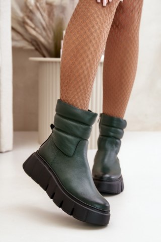 Botki Model Zazoo 60512 Dark Green - Step in style