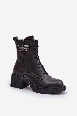 Botki Model Vinceza 66682 Black - Step in style