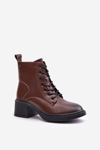 Botki Model Vinceza 66722 Brown - Step in style