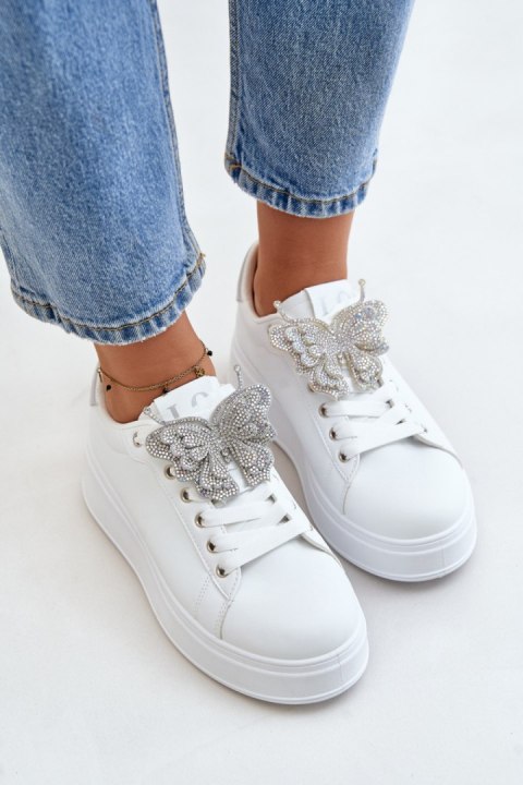 Buty Sportowe Model Naritevia YY-23 White/Silver - Step in style