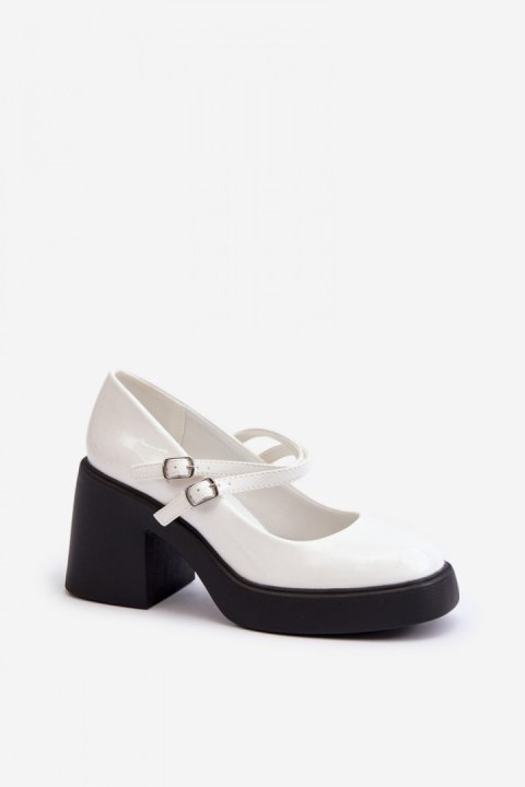 Czółenka Model Halmina M381 White - Step in style Czółenka Model Halmina M381 White - Step in style