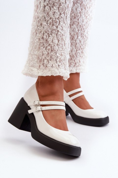 Czółenka Model Halmina M381 White - Step in style Czółenka Model Halmina M381 White - Step in style