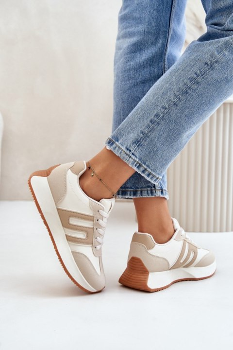 Buty Sportowe Model Thari 1W-N1 Beige - Step in style