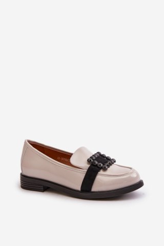 Mokasyny Model Vinceza 58389 Light Grey - Step in style