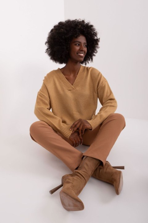 Sweter Damski Model BA-SW-0577.02P Camel - Badu