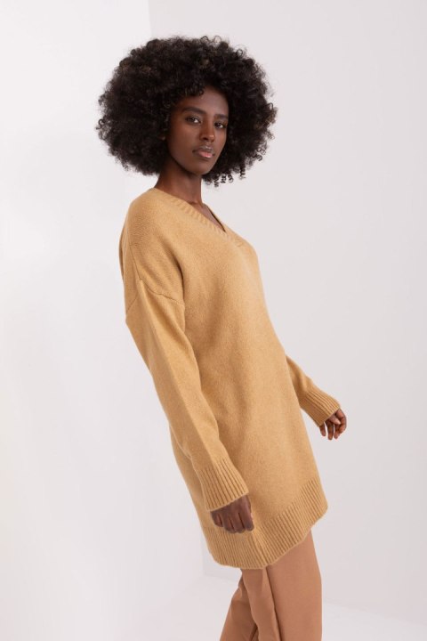 Sweter Damski Model BA-SW-0577.02P Camel - Badu