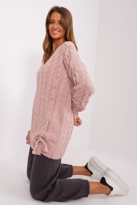 Sweter Damski Model BA-SW-8027.46P Light Pink - Badu