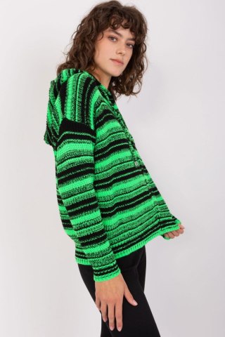 Sweter Damski Model BA-SW-8000.51P Black/Green - Badu