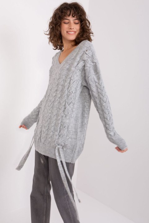 Sweter Damski Model BA-SW-8027.85P Grey - Badu