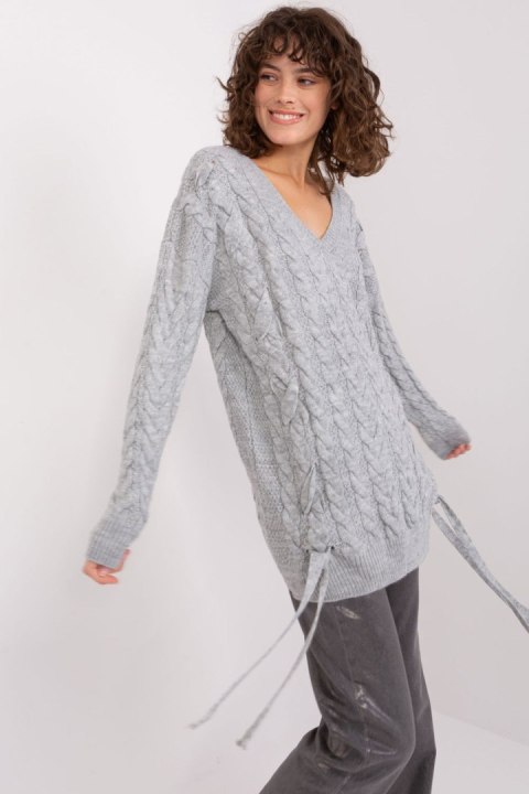 Sweter Damski Model BA-SW-8027.85P Grey - Badu