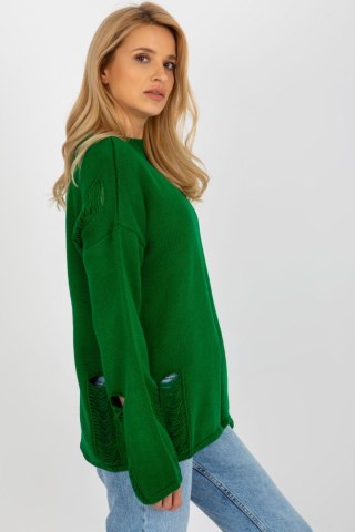 Sweter Damski Model BA-SW-8043.08X Dark Green - Badu