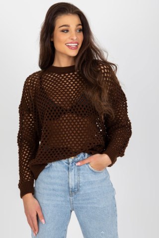 Sweter Damski Model BA-SW-9006.38P Brown - Badu