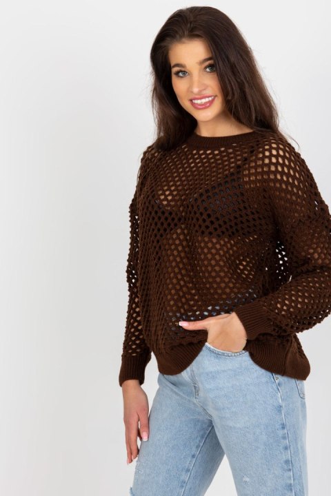 Sweter Damski Model BA-SW-9006.38P Brown - Badu