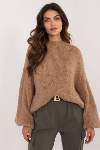 Sweter Damski Model TW-SW-BI-3565.69 Camel - Och Bella