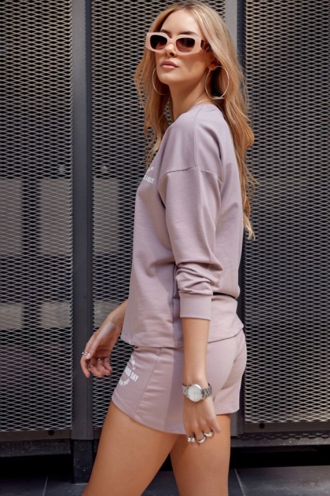 Spodnie Komplet Model FI757 Cappuccino - Fasardi