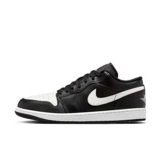 Air Jordan 1 Low- 553558-043, Czarny Biały