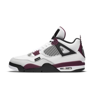 Air Jordan 4 CZ5624-100, Białe z Burgundowym Akcentem
