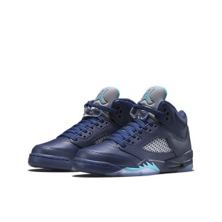 Air Jordan 5- 440888-405, Granatowy