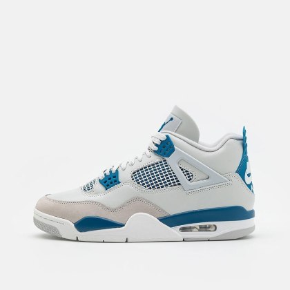 NIKE AIR JORDAN 4 RETRO- FV5029-141, Biały Niebieski