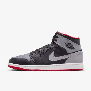 Buty NIKE Air Jordan 1 Mid - Bred Shadow - Czarny, szary DQ8426-006