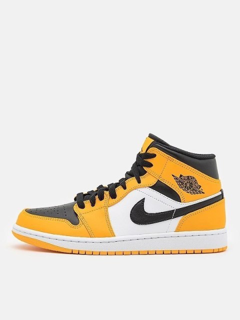 Buty NIKE Air Jordan 1 Mid - Taxi Żółty 554724-701